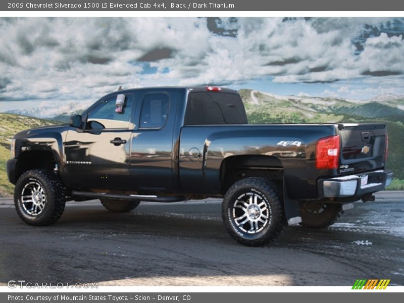 Black / Dark Titanium 2009 Chevrolet Silverado 1500 LS Extended Cab 4x4