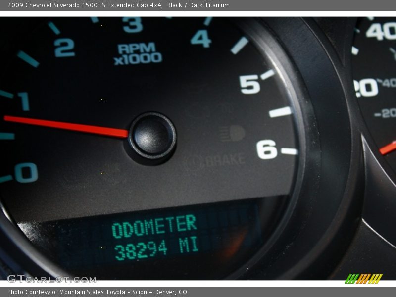 Black / Dark Titanium 2009 Chevrolet Silverado 1500 LS Extended Cab 4x4