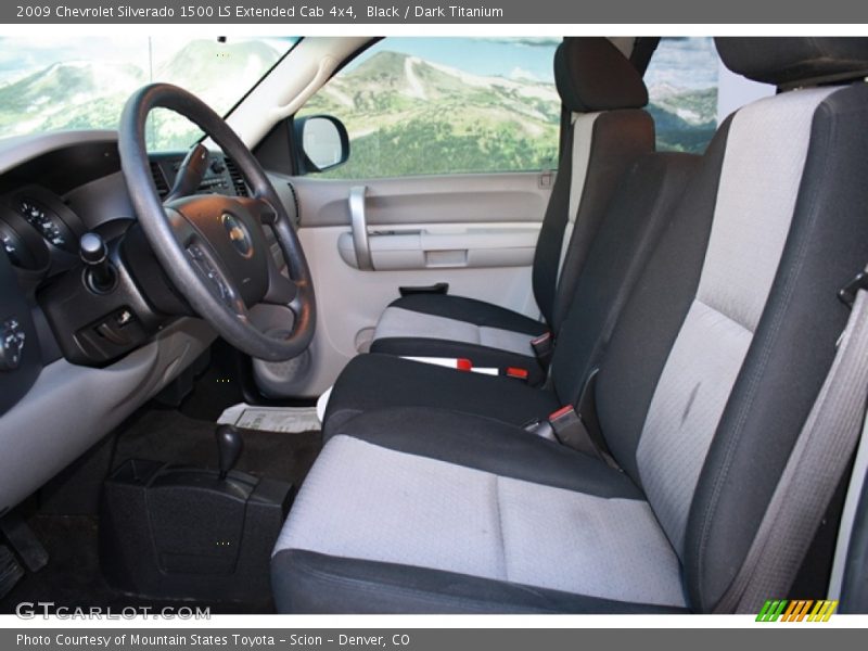 Black / Dark Titanium 2009 Chevrolet Silverado 1500 LS Extended Cab 4x4