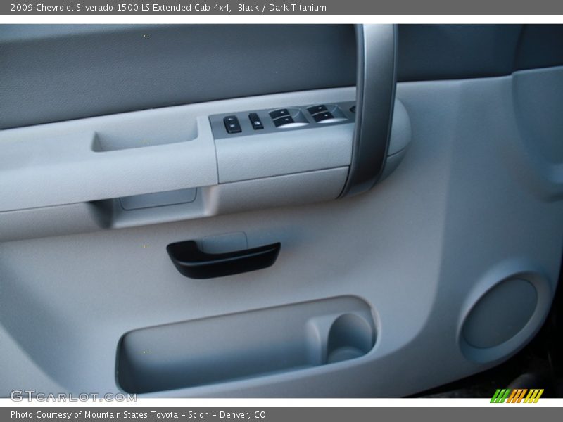 Black / Dark Titanium 2009 Chevrolet Silverado 1500 LS Extended Cab 4x4