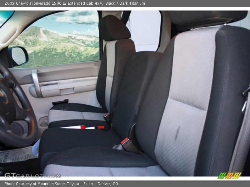 Black / Dark Titanium 2009 Chevrolet Silverado 1500 LS Extended Cab 4x4