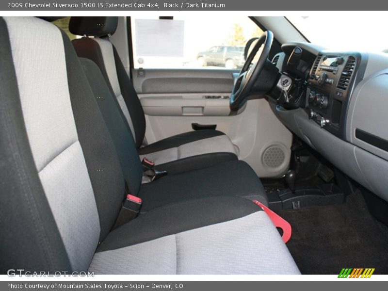 Black / Dark Titanium 2009 Chevrolet Silverado 1500 LS Extended Cab 4x4