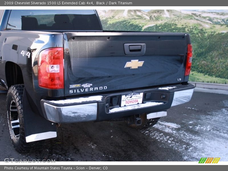 Black / Dark Titanium 2009 Chevrolet Silverado 1500 LS Extended Cab 4x4