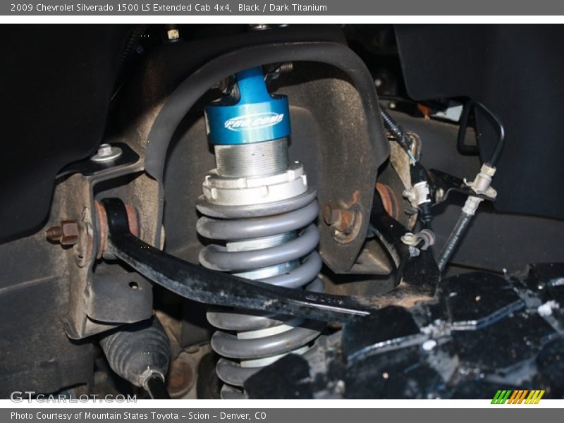 Black / Dark Titanium 2009 Chevrolet Silverado 1500 LS Extended Cab 4x4