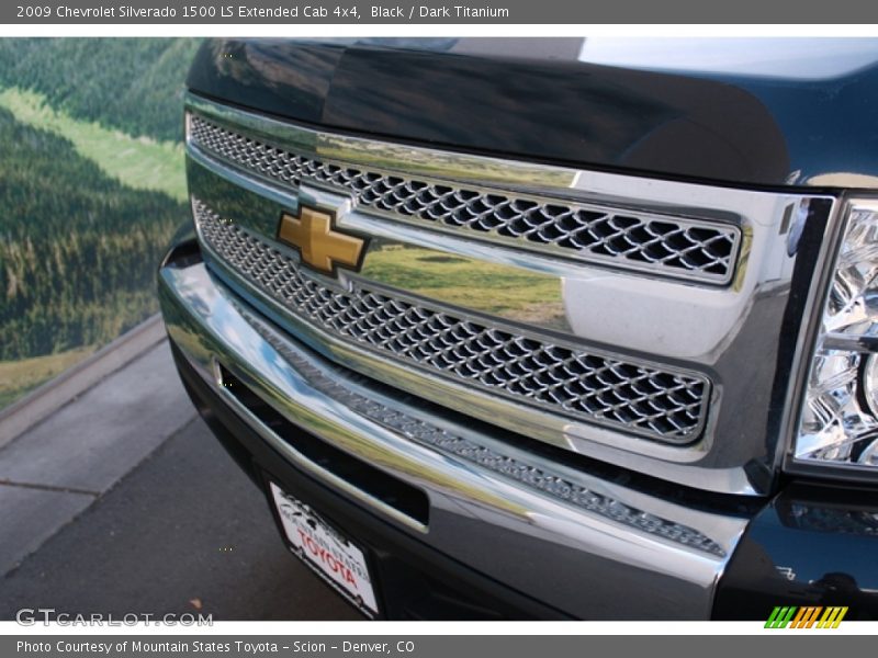 Black / Dark Titanium 2009 Chevrolet Silverado 1500 LS Extended Cab 4x4