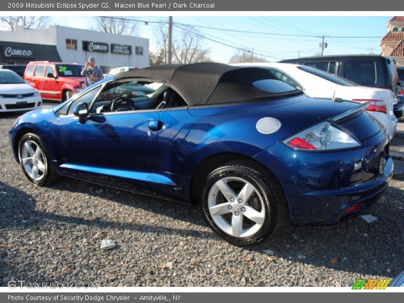 Maizen Blue Pearl / Dark Charcoal 2009 Mitsubishi Eclipse Spyder GS