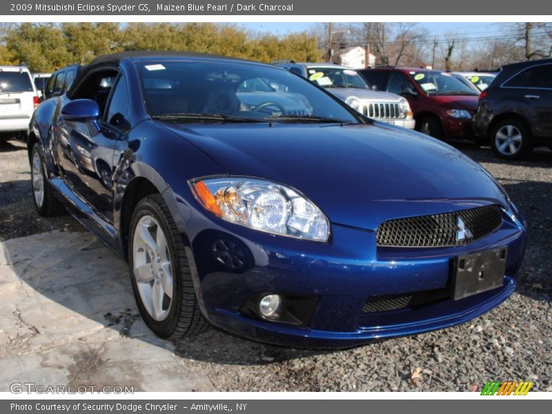 Maizen Blue Pearl / Dark Charcoal 2009 Mitsubishi Eclipse Spyder GS