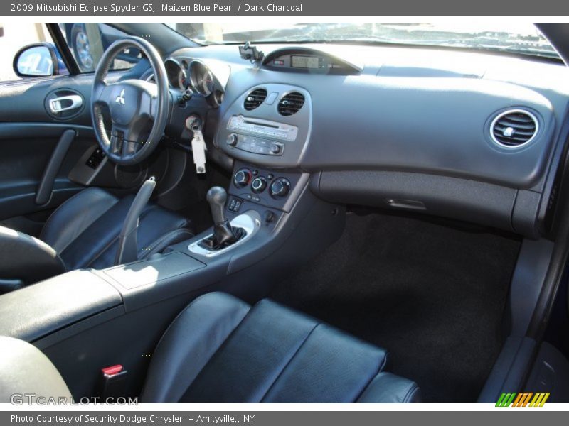 Maizen Blue Pearl / Dark Charcoal 2009 Mitsubishi Eclipse Spyder GS
