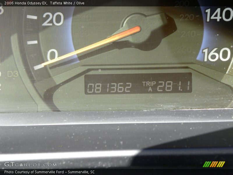 Taffeta White / Olive 2006 Honda Odyssey EX