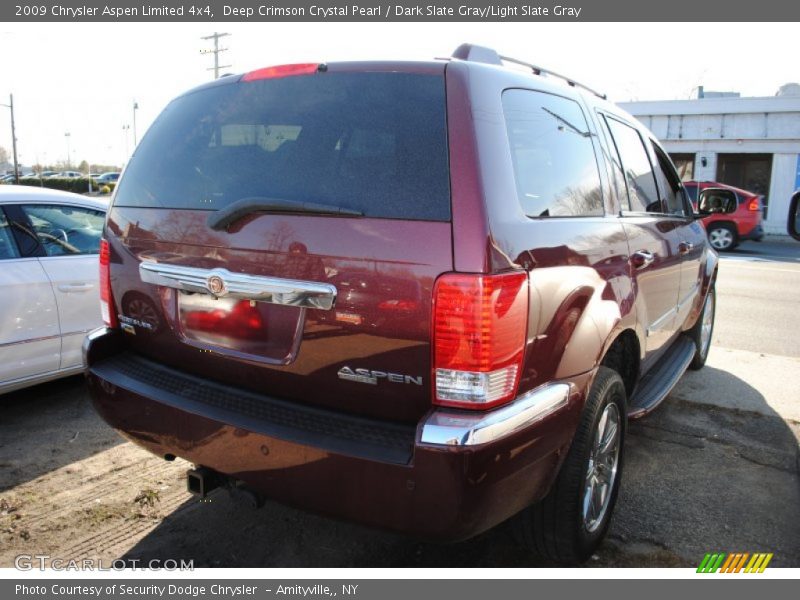Deep Crimson Crystal Pearl / Dark Slate Gray/Light Slate Gray 2009 Chrysler Aspen Limited 4x4
