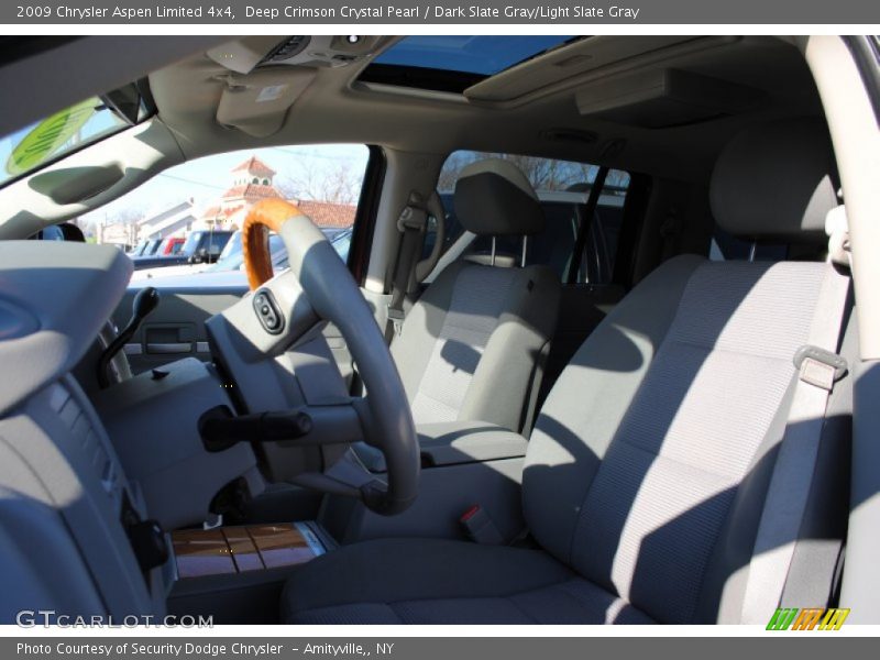 Deep Crimson Crystal Pearl / Dark Slate Gray/Light Slate Gray 2009 Chrysler Aspen Limited 4x4
