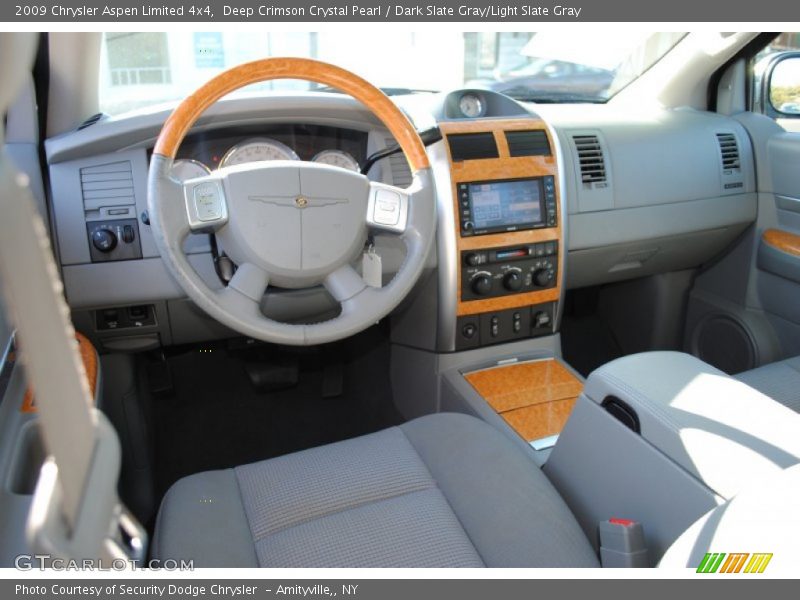 Deep Crimson Crystal Pearl / Dark Slate Gray/Light Slate Gray 2009 Chrysler Aspen Limited 4x4