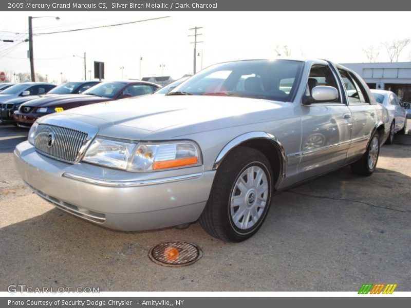 Silver Birch Metallic / Dark Charcoal 2005 Mercury Grand Marquis GS
