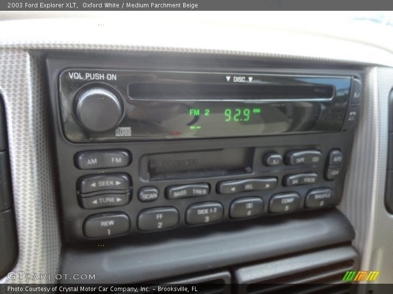 Oxford White / Medium Parchment Beige 2003 Ford Explorer XLT