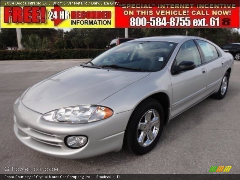 Bright Silver Metallic / Dark Slate Gray 2004 Dodge Intrepid SXT