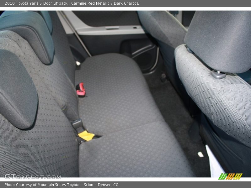 Carmine Red Metallic / Dark Charcoal 2010 Toyota Yaris 5 Door Liftback