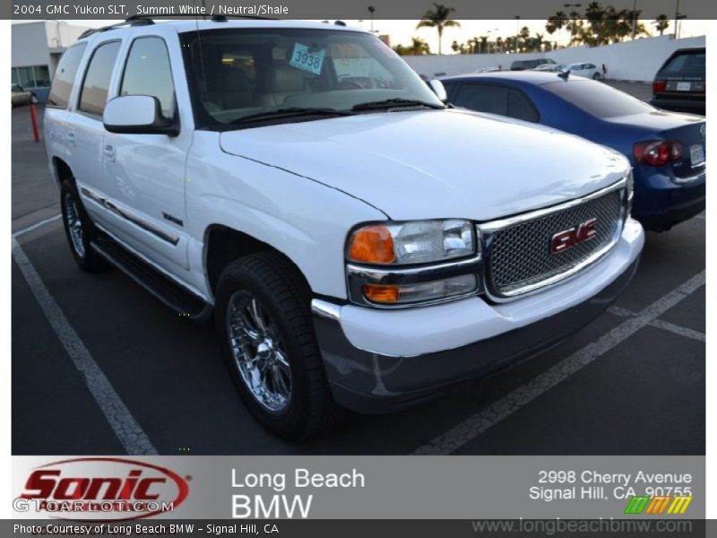 Summit White / Neutral/Shale 2004 GMC Yukon SLT