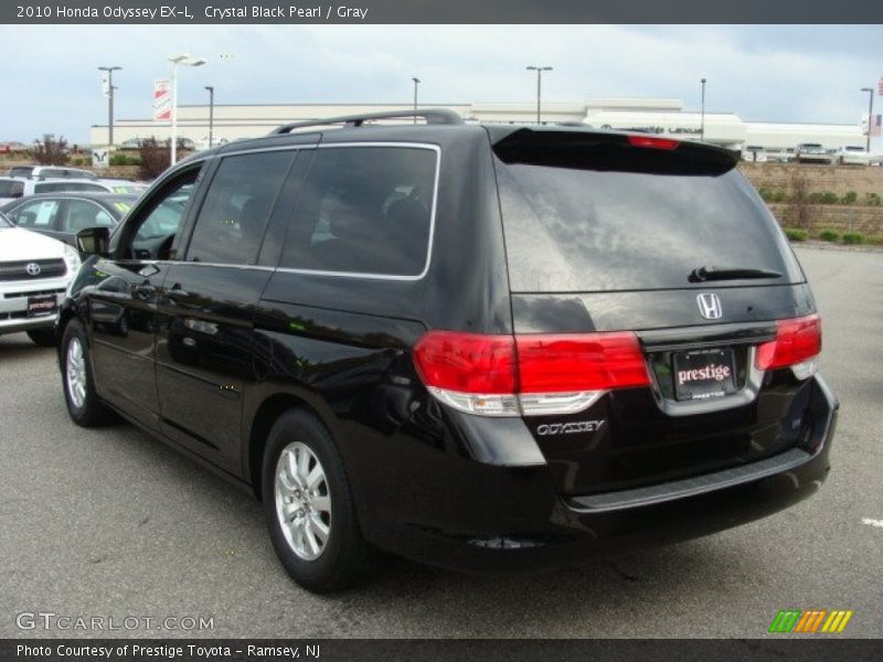 Crystal Black Pearl / Gray 2010 Honda Odyssey EX-L