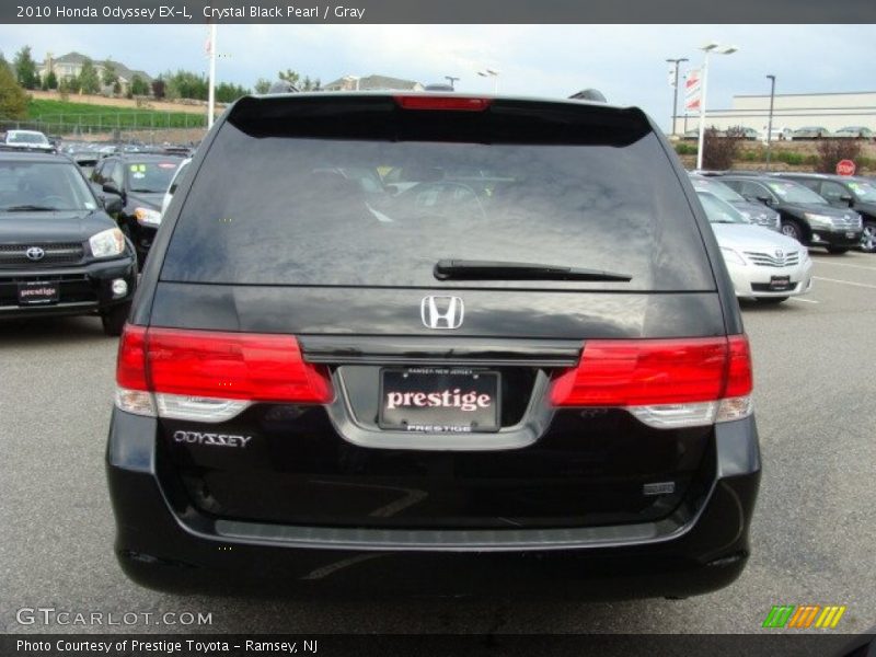 Crystal Black Pearl / Gray 2010 Honda Odyssey EX-L