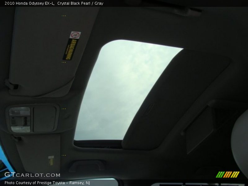 Crystal Black Pearl / Gray 2010 Honda Odyssey EX-L