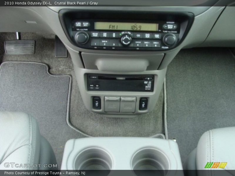 Crystal Black Pearl / Gray 2010 Honda Odyssey EX-L