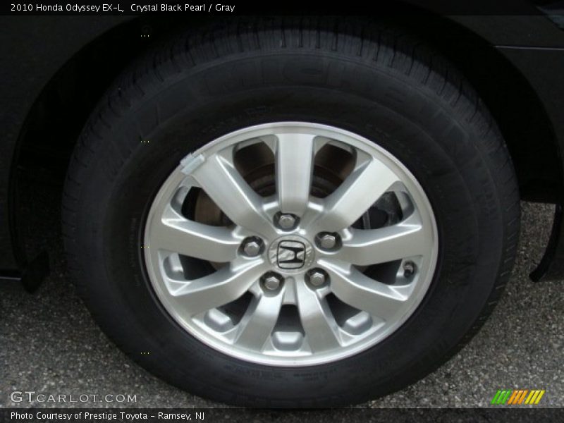 Crystal Black Pearl / Gray 2010 Honda Odyssey EX-L