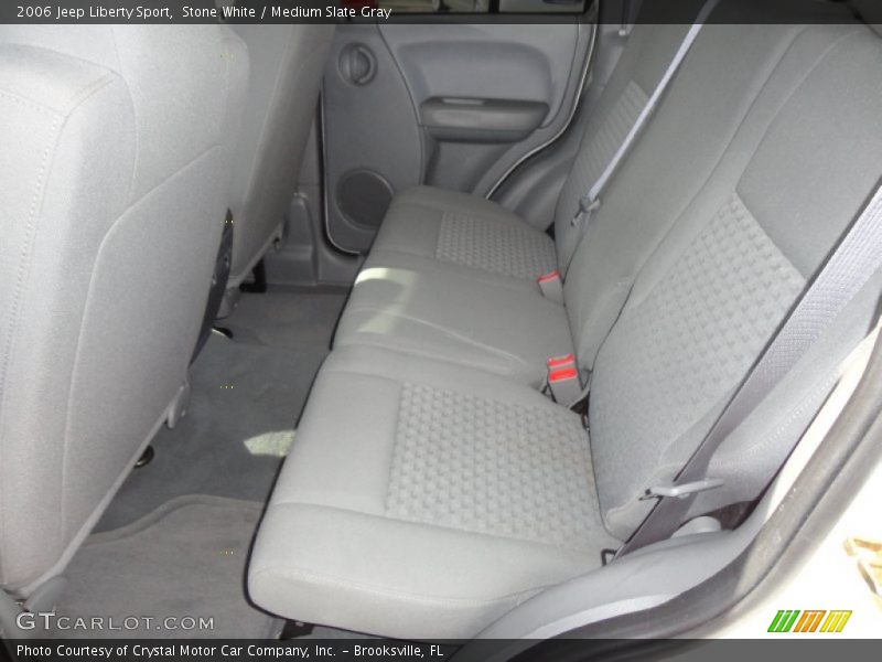 Stone White / Medium Slate Gray 2006 Jeep Liberty Sport