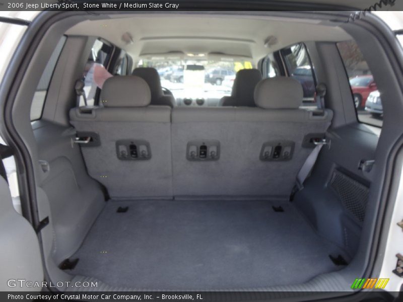 Stone White / Medium Slate Gray 2006 Jeep Liberty Sport