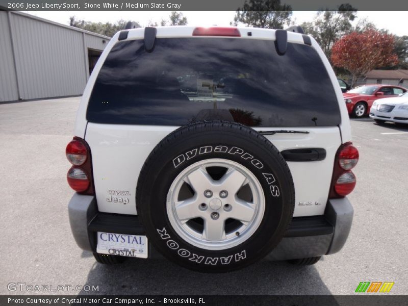 Stone White / Medium Slate Gray 2006 Jeep Liberty Sport