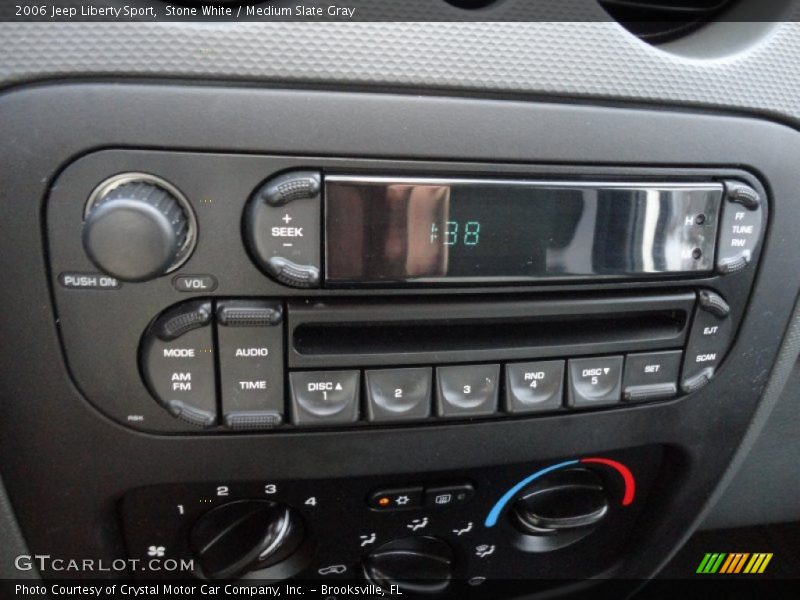Stone White / Medium Slate Gray 2006 Jeep Liberty Sport