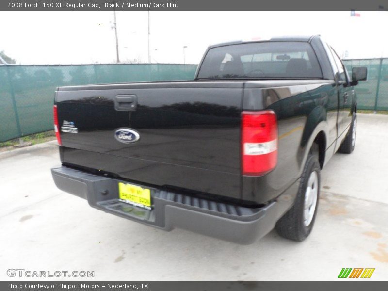 Black / Medium/Dark Flint 2008 Ford F150 XL Regular Cab