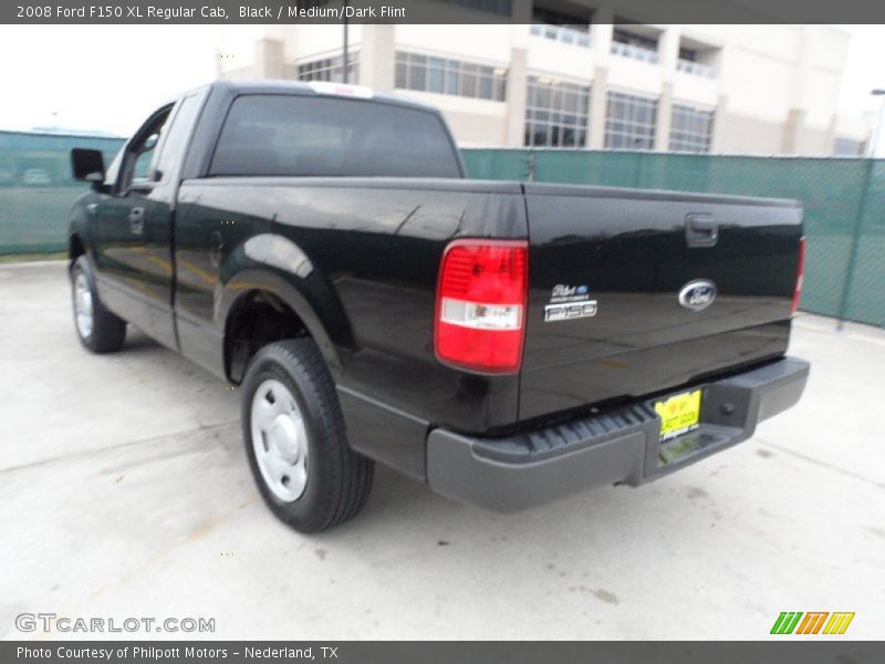 Black / Medium/Dark Flint 2008 Ford F150 XL Regular Cab