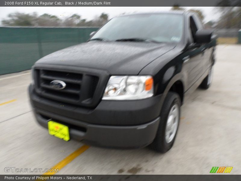 Black / Medium/Dark Flint 2008 Ford F150 XL Regular Cab