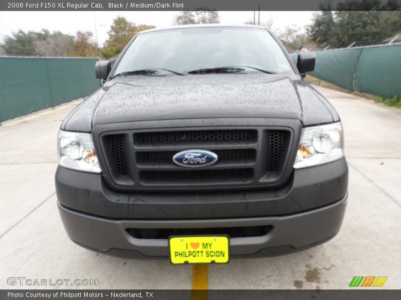 Black / Medium/Dark Flint 2008 Ford F150 XL Regular Cab