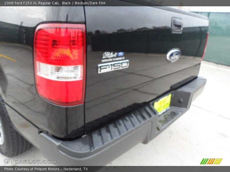 Black / Medium/Dark Flint 2008 Ford F150 XL Regular Cab