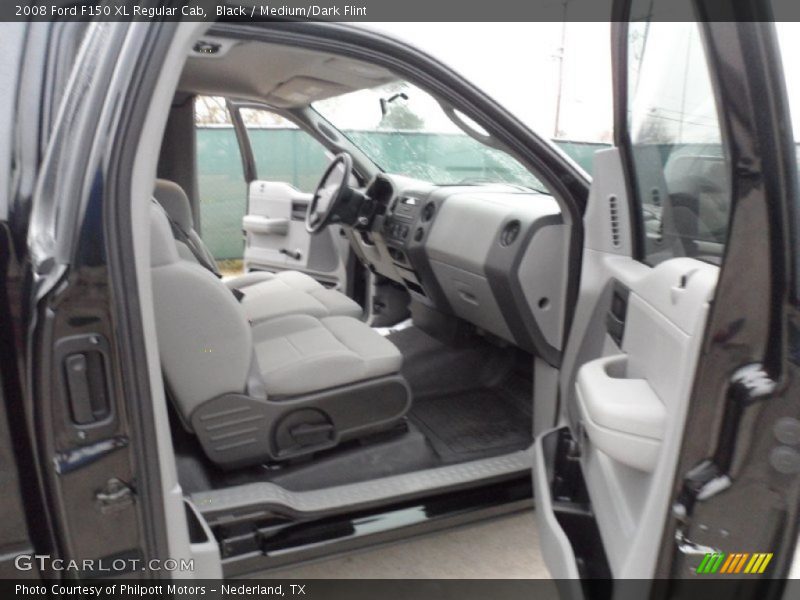 Black / Medium/Dark Flint 2008 Ford F150 XL Regular Cab