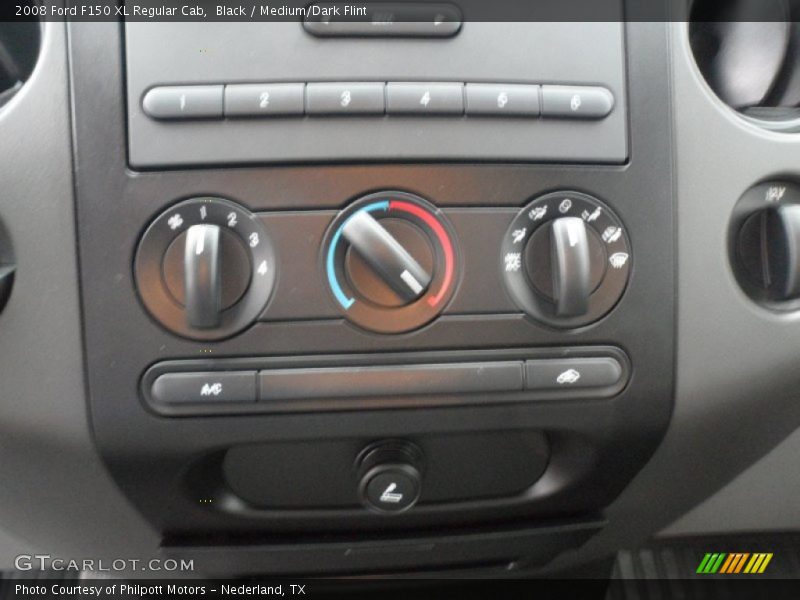 Black / Medium/Dark Flint 2008 Ford F150 XL Regular Cab