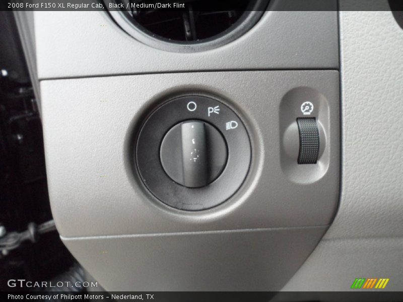 Black / Medium/Dark Flint 2008 Ford F150 XL Regular Cab