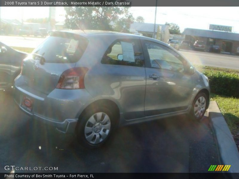 Meteorite Metallic / Dark Charcoal 2008 Toyota Yaris S 3 Door Liftback