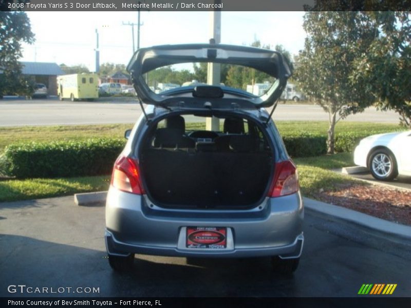 Meteorite Metallic / Dark Charcoal 2008 Toyota Yaris S 3 Door Liftback