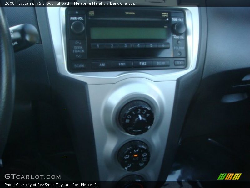 Meteorite Metallic / Dark Charcoal 2008 Toyota Yaris S 3 Door Liftback