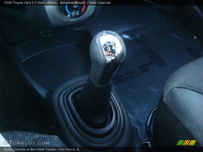 Meteorite Metallic / Dark Charcoal 2008 Toyota Yaris S 3 Door Liftback