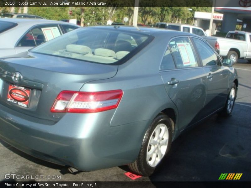 Aloe Green Metallic / Ash Gray 2010 Toyota Camry LE