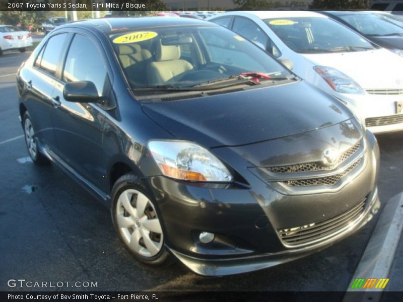 Flint Mica / Bisque 2007 Toyota Yaris S Sedan