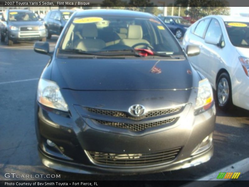 Flint Mica / Bisque 2007 Toyota Yaris S Sedan