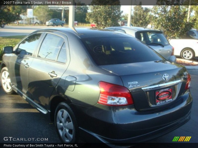 Flint Mica / Bisque 2007 Toyota Yaris S Sedan