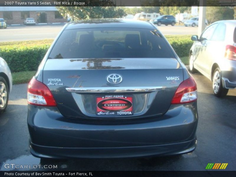 Flint Mica / Bisque 2007 Toyota Yaris S Sedan