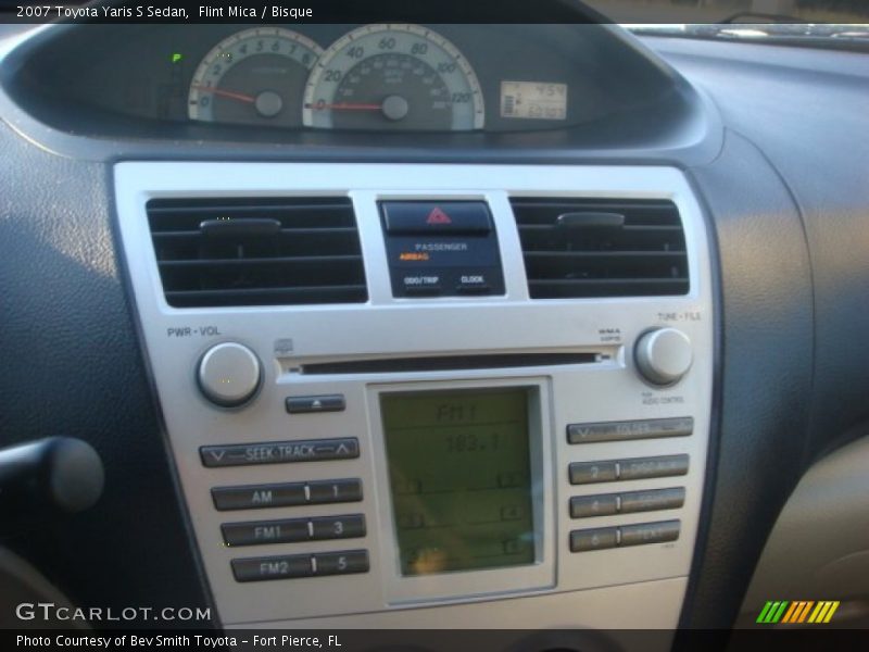 Flint Mica / Bisque 2007 Toyota Yaris S Sedan