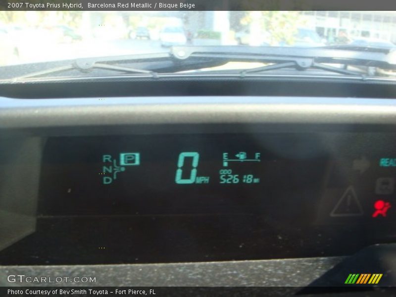 Barcelona Red Metallic / Bisque Beige 2007 Toyota Prius Hybrid