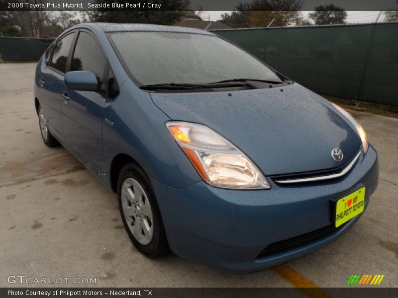 Seaside Blue Pearl / Gray 2008 Toyota Prius Hybrid